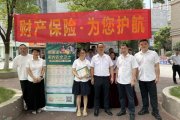 中国人寿财险武汉市中心支公司开展保险产品进社区宣传主题活动